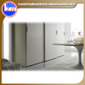 Modern European Wooden Sliding Door Wardrobe Cupboard for Bedroom (with glass)